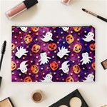 Fun Halloween Ghosts, Adoxali, Fun, Halloween Cosmetic Bag (Large) Back