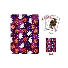 Fun Halloween Ghosts, Adoxali, Fun, Halloween Playing Cards Single Design (mini)