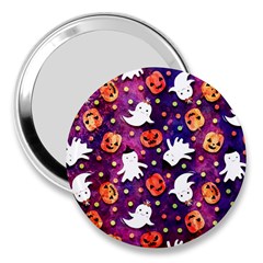 Fun Halloween Ghosts, Adoxali, Fun, Halloween 3  Handbag Mirrors by kyorashop23