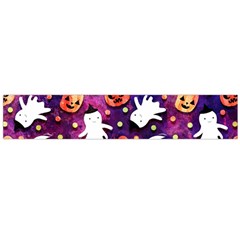 Fun Halloween Ghosts, Adoxali, Fun, Halloween Large Premium Plush Fleece Scarf 