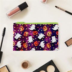 Fun Halloween Ghosts, Adoxali, Fun, Halloween Cosmetic Bag (xs) by kyorashop23