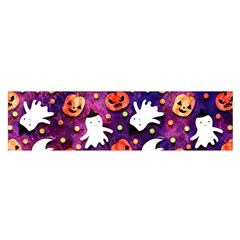 Fun Halloween Ghosts, Adoxali, Fun, Halloween Oblong Satin Scarf (16  X 60 ) by kyorashop23