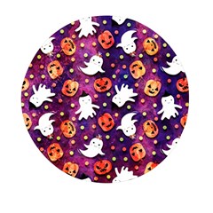 Fun Halloween Ghosts, Adoxali, Fun, Halloween Mini Round Pill Box by kyorashop23