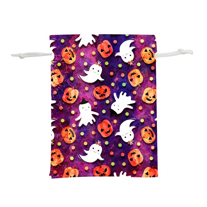 Fun Halloween Ghosts, Adoxali, Fun, Halloween Lightweight Drawstring Pouch (M)