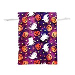 Fun Halloween Ghosts, Adoxali, Fun, Halloween Lightweight Drawstring Pouch (M) Back