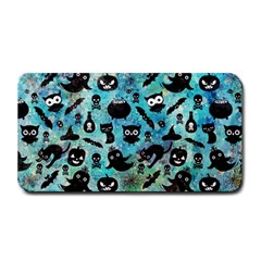 Ghosts Owls Pumpkins Medium Bar Mat by kyorashop23