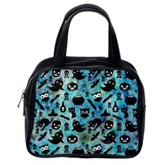 Ghosts Owls Pumpkins Classic Handbag (one Side) by kyorashop23