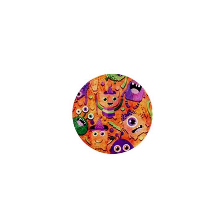 Halloween Monsters 1  Mini Buttons