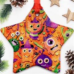 Halloween Monsters Ornament (star)