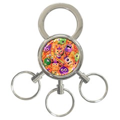 Halloween Monsters 3-ring Key Chain by kyorashop23