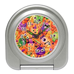 Halloween Monsters Travel Alarm Clock by kyorashop23