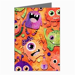 Halloween Monsters Greeting Cards (pkg Of 8)