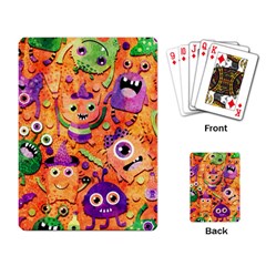 Halloween Monsters Playing Cards Single Design (rectangle)