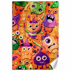 Halloween Monsters Canvas 20  X 30  by kyorashop23