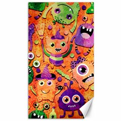 Halloween Monsters Canvas 40  X 72  by kyorashop23