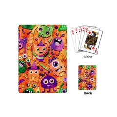 Halloween Monsters Playing Cards Single Design (mini)