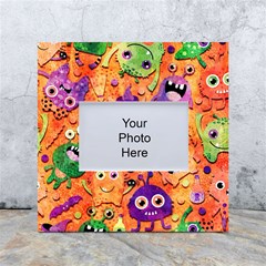 Halloween Monsters White Box Photo Frame 4  X 6  by kyorashop23