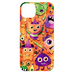 Halloween Monsters Iphone 14 Plus Black Uv Print Case by kyorashop23