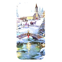 Icy Lights, Art, Christmas, Houses Iphone 15 Black Uv Print Pc Hardshell Case by kyorashop23