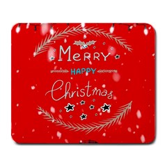 Merry, Happy Christmas, Christmas Gnome Large Mousepad by kyorashop23