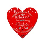 Merry, Happy Christmas, Christmas Gnome Heart Magnet Front