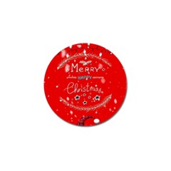 Merry, Happy Christmas, Christmas Gnome Golf Ball Marker (4 Pack) by kyorashop23