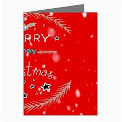 Merry, Happy Christmas, Christmas Gnome Greeting Cards (pkg Of 8)