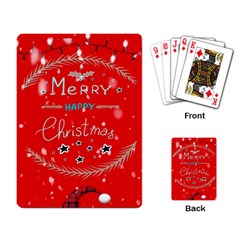 Merry, Happy Christmas, Christmas Gnome Playing Cards Single Design (rectangle)