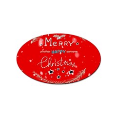 Merry, Happy Christmas, Christmas Gnome Sticker Oval (100 Pack) by kyorashop23