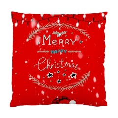 Merry, Happy Christmas, Christmas Gnome Standard Cushion Case (two Sides) by kyorashop23