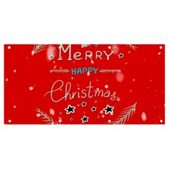 Merry, Happy Christmas, Christmas Gnome Banner And Sign 8  X 4  by kyorashop23