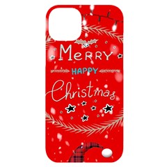 Merry, Happy Christmas, Christmas Gnome Iphone 14 Plus Black Uv Print Case