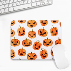 Orange Carved Pumpkins, Adoxali, Halloween Small Mousepad by kyorashop23