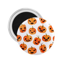 Orange Carved Pumpkins, Adoxali, Halloween 2 25  Magnets by kyorashop23