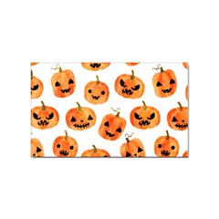 Orange Carved Pumpkins, Adoxali, Halloween Sticker Rectangular (10 Pack) by kyorashop23