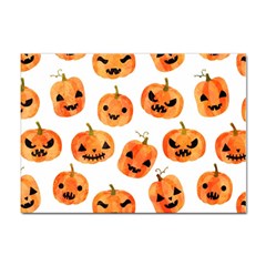 Orange Carved Pumpkins, Adoxali, Halloween Sticker A4 (10 Pack) by kyorashop23