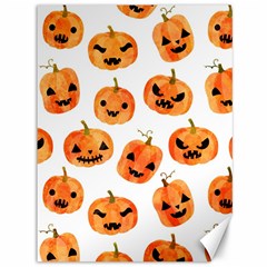 Orange Carved Pumpkins, Adoxali, Halloween Canvas 36  X 48  by kyorashop23