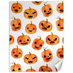 Orange Carved Pumpkins, Adoxali, Halloween Canvas 12  X 16  by kyorashop23