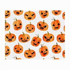 Orange Carved Pumpkins, Adoxali, Halloween Small Glasses Cloth (2 Sides) by kyorashop23