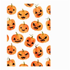 Orange Carved Pumpkins, Adoxali, Halloween Small Garden Flag (two Sides) by kyorashop23