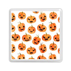 Orange Carved Pumpkins, Adoxali, Halloween Memory Card Reader (square) by kyorashop23