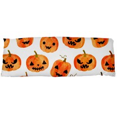 Orange Carved Pumpkins, Adoxali, Halloween Body Pillow Case Dakimakura (two Sides) by kyorashop23