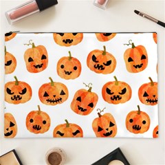 Orange Carved Pumpkins, Adoxali, Halloween Cosmetic Bag (xxl) by kyorashop23