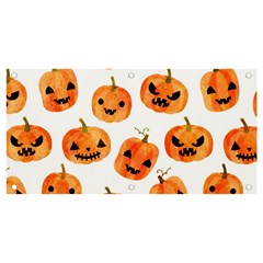 Orange Carved Pumpkins, Adoxali, Halloween Banner And Sign 4  X 2  by kyorashop23