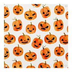 Orange Carved Pumpkins, Adoxali, Halloween Banner And Sign 3  X 3  by kyorashop23