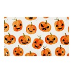 Orange Carved Pumpkins, Adoxali, Halloween Banner and Sign 5  x 3  Front