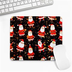 Santa Claus & Glitter, Adoxali, Christmas, Claus, December Large Mousepad by kyorashop23