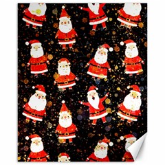 Santa Claus & Glitter, Adoxali, Christmas, Claus, December Canvas 16  X 20  by kyorashop23