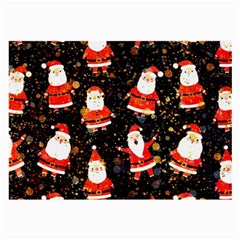 Santa Claus & Glitter, Adoxali, Christmas, Claus, December Large Glasses Cloth (2 Sides)