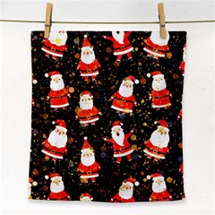 Santa Claus & Glitter, Adoxali, Christmas, Claus, December Face Towel by kyorashop23